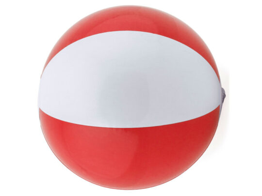 Надувной мяч SAONA, белый/красный, арт. 028898003