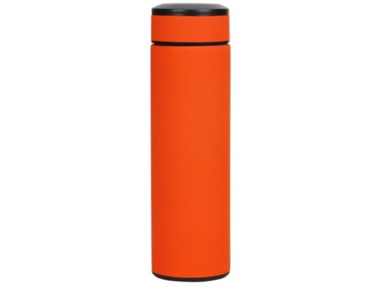 Термос Confident с покрытием soft-touch 420мл, оранжевый, арт. 029178703