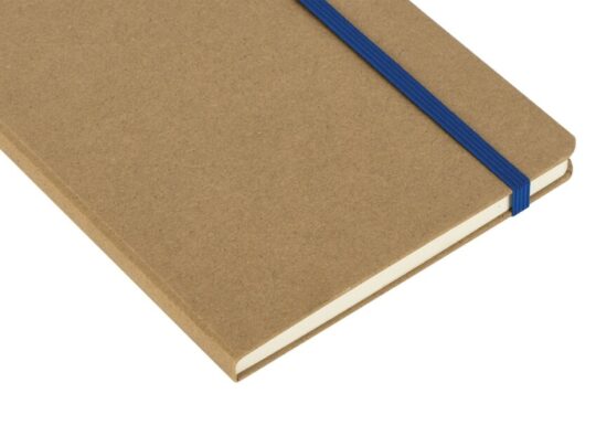 Блокнот Sevilia, твердая обложка из крафта A5, 80 листов, крафтовый/синий, арт. 029106603