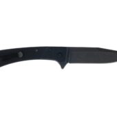 Нож складной Stinger, 102 мм, (черный), материал рукояти: нержавеющая сталь, стеклотекстолит G10, арт. 029180703