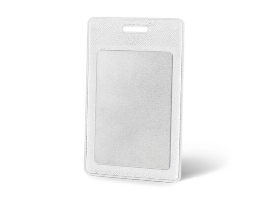 Вертикальный карман из экококожи для карты Favor, белый, арт. 029077303
