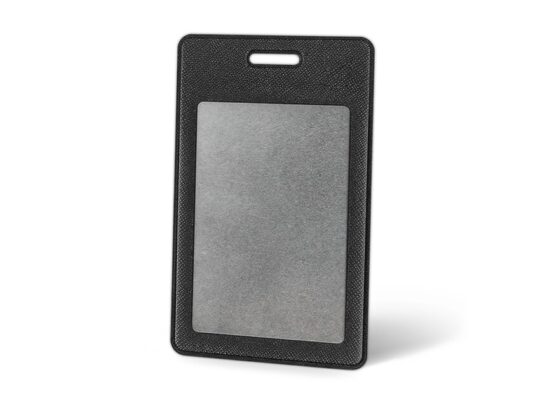 Вертикальный карман из экокожи для карты Favor, черный, арт. 029077403
