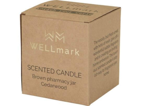 Ароматизированная свеча Wellmark Let’s Get Cozy 650 г с ароматом кедрового дерева — Amber heather, арт. 029072503