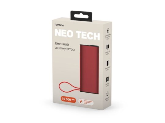 Внешний аккумулятор Rombica NEO Tech Red, арт. 029109603