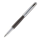 Ручка перьевая Pierre Cardin LEO, цвет — серебристый и черный. Упаковка B-1, арт. 029087003