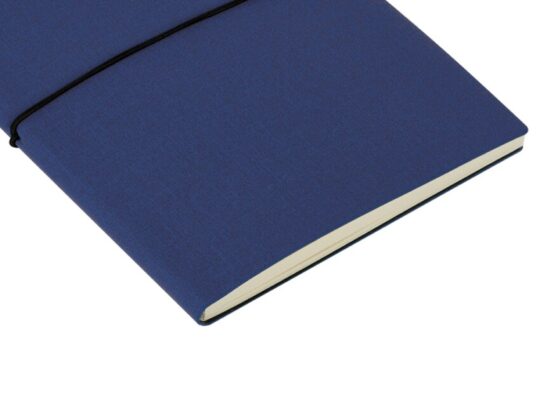 Блокнот Horizon с горизонтальной резинкой, гибкая обложка, 80 листов, синий, арт. 029105703