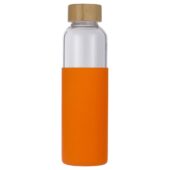 Бутылка для воды стеклянная Refine, в чехле, 550 мл, оранжевый, арт. 029099603