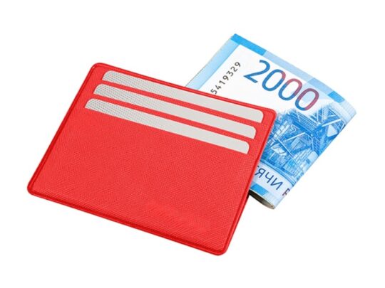 Картхолдер для денег и шести пластиковых карт Favor, красный, арт. 029075203