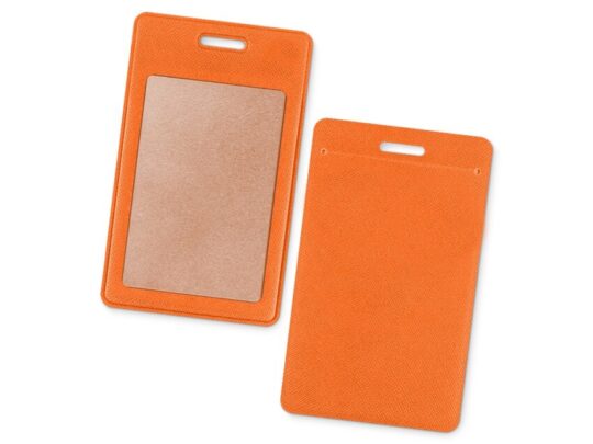 Вертикальный карман из экокожи для карты Favor, оранжевый, арт. 029078003