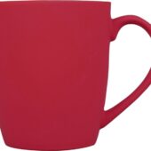 Кружка с покрытием soft-touch C1, красный, арт. 029070503