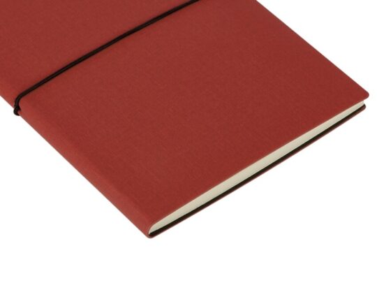 Блокнот Horizon с горизонтальной резинкой, гибкая обложка, 80 листов, красный, арт. 029105803