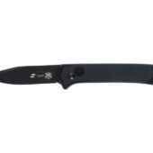 Нож складной Stinger, 115 мм, (черный), материал рукояти: нержавеющая сталь, стеклотекстолит G10, арт. 029180603