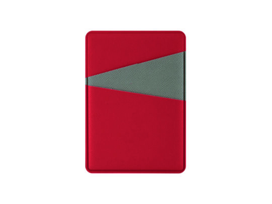 Картхолдер на 3 карты типа бейджа Favor, красный/серый, арт. 029076003