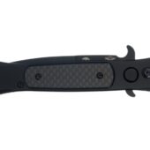 Нож складной Stinger, 118 мм, (черный), материал рукояти: нержавеющая сталь, карбон, арт. 029180503
