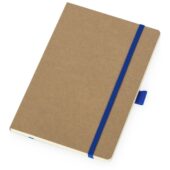 Блокнот Sevilia, гибкая обложка из крафта A5, 80 листов, крафтовый/синий, арт. 029106103