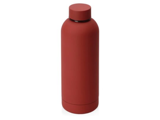Вакуумная термобутылка Cask Waterline, soft touch, 500 мл, красный (P), арт. 029158303