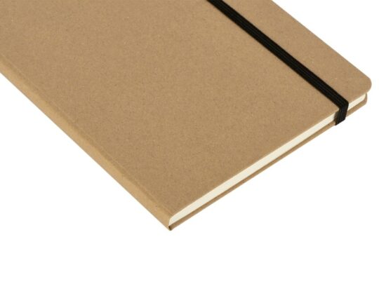 Блокнот Sevilia, твердая обложка из крафта A5, 80 листов, крафтовый/черный, арт. 029106503