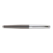 Ручка-роллер Pierre Cardin LEO, цвет — серебристый и черный. Упаковка B-1, арт. 029086903