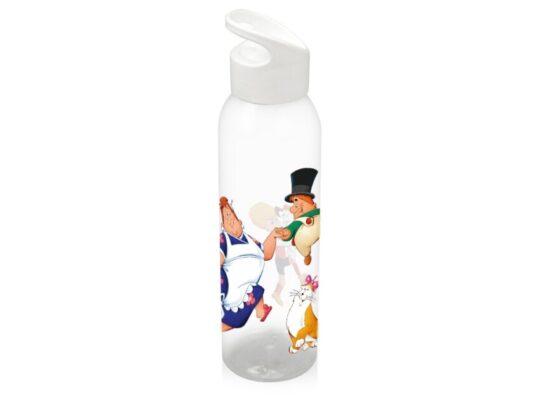 Бутылка для воды Карлсон, прозрачный/белый, арт. 029135903