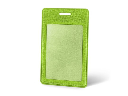 Вертикальный карман из экокожи для карты Favor, зеленое яблоко, арт. 029077903