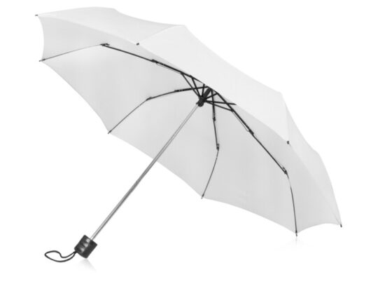 Зонт складной Columbus, механический, 3 сложения, с чехлом, белый (P), арт. 029230203