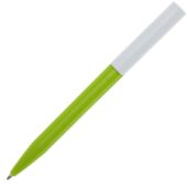 Шариковая ручка Unix из переработанной пластмассы, синие чернила — Зеленое яблоко (синие чернила), арт. 029300603