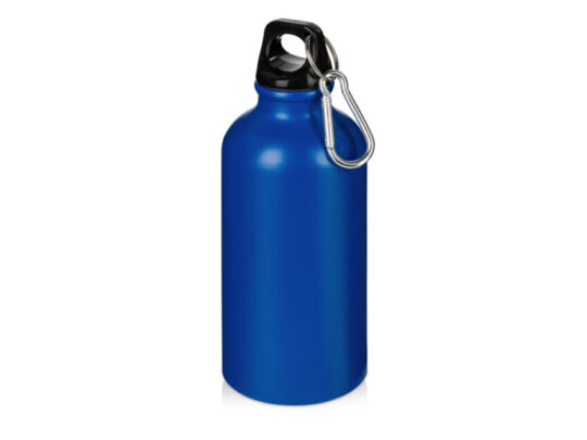 Матовая спортивная бутылка Hip S с карабином и объемом 400 мл, синий (P), арт. 029323303