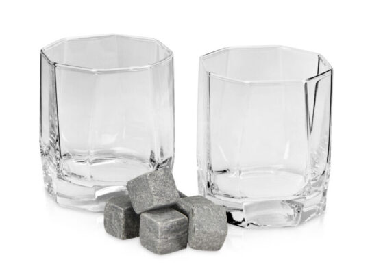 Набор для виски: 2 бокала, 6 камней, мешочек, коробка (P), арт. 029303003