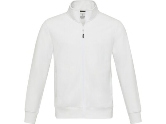 Galena унисекс-свитер с полноразмерной молнией из переработанных материалов Aware™  — Белый (M), арт. 029289903