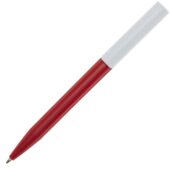 Шариковая ручка Unix из переработанной пластмассы, синие чернила — Красный (синие чернила), арт. 029299903