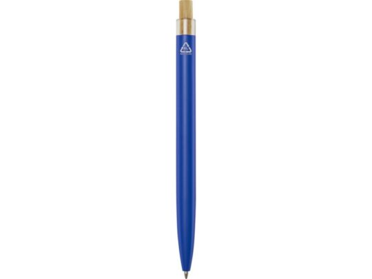 Nooshin шариковая ручка из переработанного алюминия, черные чернила — Синий (черные чернила), арт. 029298903
