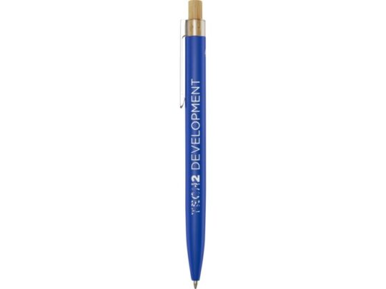 Nooshin шариковая ручка из переработанного алюминия, синие чернила — Синий (синие чернила), арт. 029298403