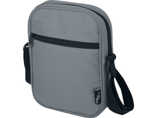 Byron сумка через плечо из переработанных материалов по стандарту GRS объемом 2 л — Серый, арт. 029245803