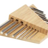 Набор инструментов Allen с шестигранным ключом из бамбука – Натуральный, арт. 029240503