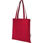 Zeus эко-сумка из нетканого материала, переработанного по стандарту GRS, объемом 6л — Красный, арт. 029244103