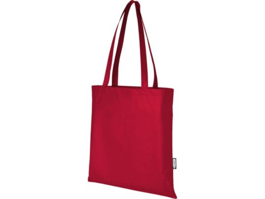 Zeus эко-сумка из нетканого материала, переработанного по стандарту GRS, объемом 6л — Красный, арт. 029244103