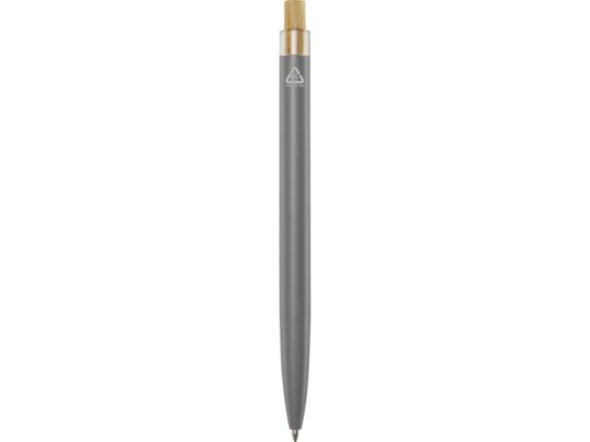 Nooshin шариковая ручка из переработанного алюминия, черные чернила — Серый (черные чернила), арт. 029299003