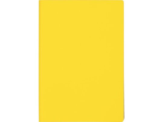 Бизнес-блокнот C1 софт-тач, гибкая обложка, 128 листов, желтый, арт. 029320203