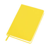 Бизнес-блокнот C2 софт-тач, твердая обложка, 128 листов, желтый, арт. 029320803