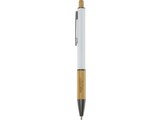 Darius шариковая ручка из переработанного алюминия, черные чернила — Белый (черные чернила), арт. 029297903