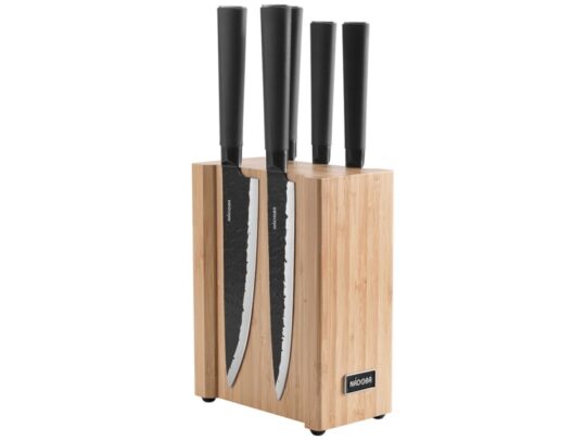 Набор из 5 кухонных ножей на магнитном блоке, NADOBA, серия HORTA, арт. 029235203