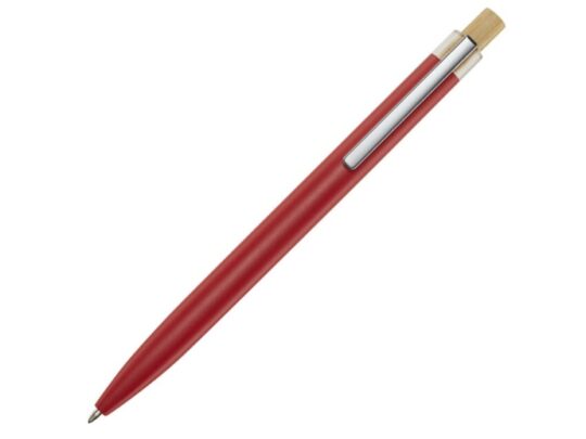 Nooshin шариковая ручка из переработанного алюминия, синие чернила — Красный (синие чернила), арт. 029298303