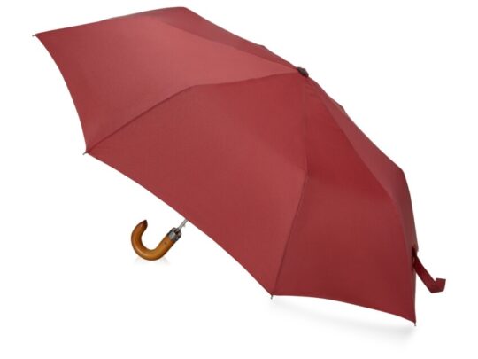 Зонт складной Cary, полуавтоматический, 3 сложения, с чехлом, бордовый (P), арт. 029303303