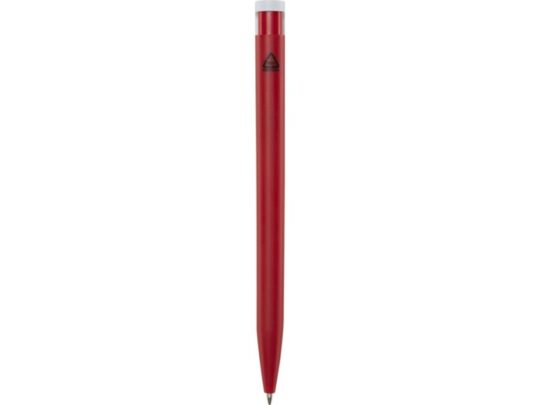Шариковая ручка Unix из переработанной пластмассы, синие чернила — Красный (синие чернила), арт. 029299903