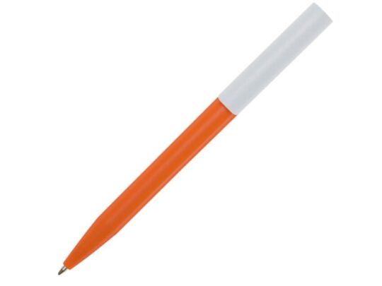 Шариковая ручка Unix из переработанной пластмассы, синие чернила — Оранжевый (синие чернила), арт. 029300003