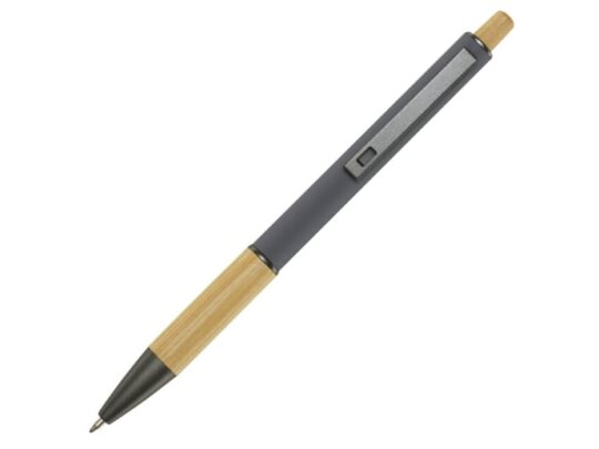 Darius шариковая ручка из переработанного алюминия, черные чернила — Серый (черные чернила), арт. 029298003