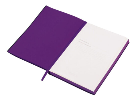 Бизнес-блокнот C1 софт-тач, гибкая обложка, 128 листов, фиолетовый, арт. 029320303