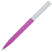 Шариковая ручка Unix из переработанной пластмассы, синие чернила — Фуксия (синие чернила), арт. 029300103