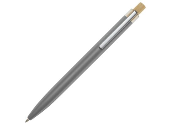 Nooshin шариковая ручка из переработанного алюминия, синие чернила — Серый (синие чернила), арт. 029298503
