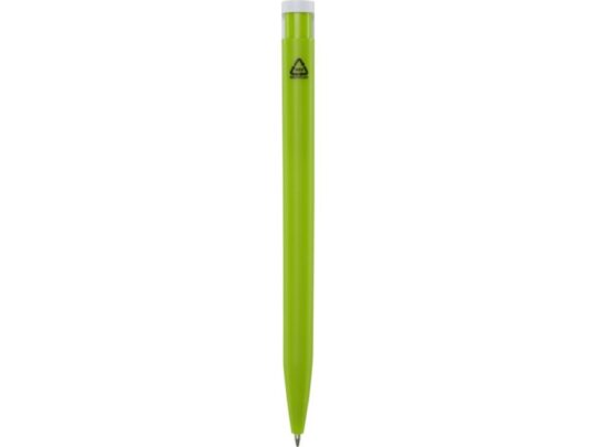 Шариковая ручка Unix из переработанной пластмассы, синие чернила — Зеленое яблоко (синие чернила), арт. 029300603